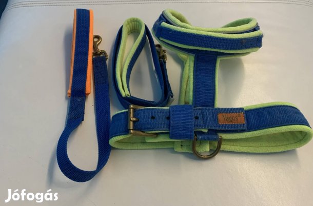 Vagus, kézzel készített kutyahám + 2 póráz