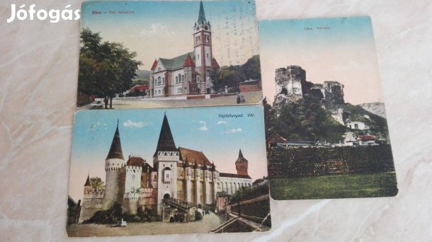 "Váras" képeslapok Régi szép 3 db