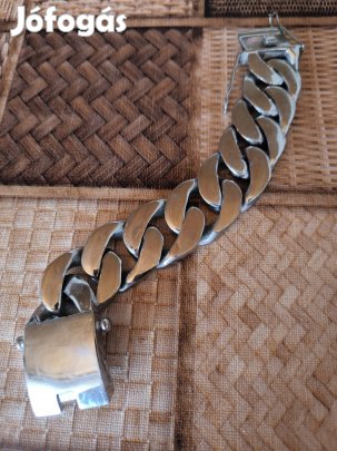 Vastag kubai láncszemes karkötő