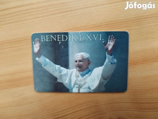 "XVI. Benedek Pápa" Vatikáni 2005-ös telefonkártya