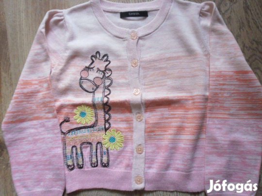 .Zsiráfos kardigán 5-6 éves kislányra