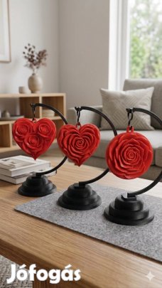 ? Egyedi Szívvirág Asztaldísz - Tökéletes Ajándék Anyák Napjára ?