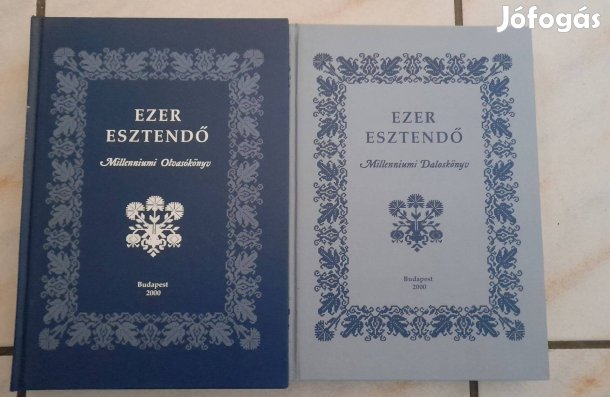 : Ezer Esztendő Millenniumi Olvasókönyv + Daloskönyv (2000)