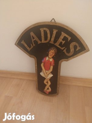 Mókás fa ajtódísz