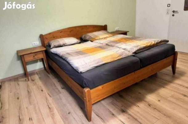 !!Raktárürítes!!Myflower kollekcióból, tömör fenyő franciaágy