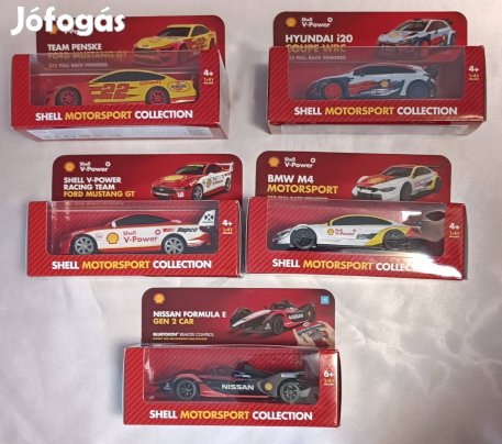 : Teljes Shell Motorsport 2021 Szett Bontatlan, Dobozos Gyűjtemény (