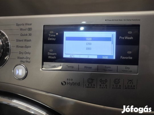 ?? Hibátlan 12 kg-os LG mosó-szárítógép