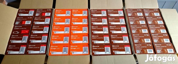  Mercator Dermagel Coated Latex Gumikesztyű (L, XL-es)  szuper áron