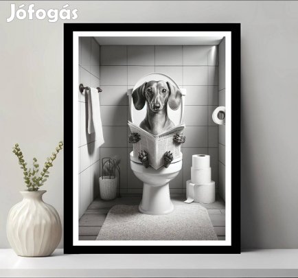 ? ,,Hírek a trónról" - Humoros Tacskós Falikép A3 poszter