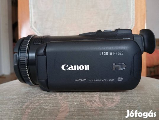 (újszerű) Canon Legria HF G 25 eredeti dobozban és sok tartozékkal