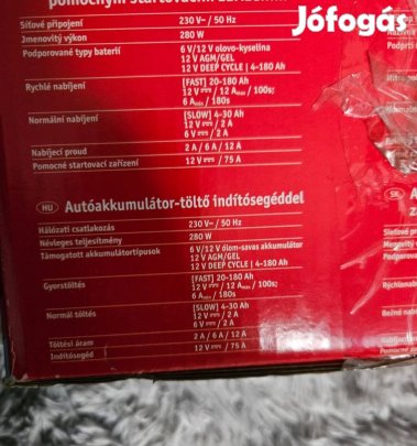 walter akkumlátor Bikázó töltő