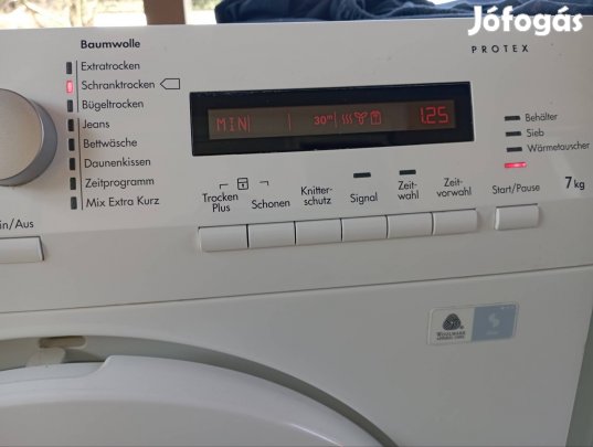 aeg szárítógép 7 kg kiváló állapotú 