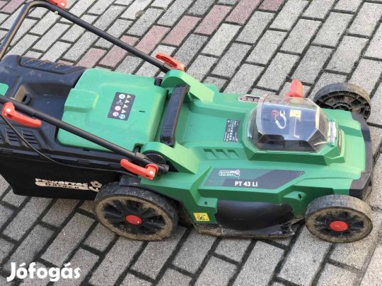 akkumulátoros fűnyíró Powertec Garden PT 43 Li Töltő és aksi nélkül