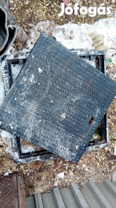 aknafedlap 80x80 dn400 öntvény