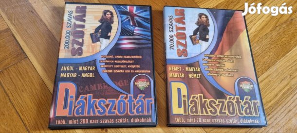 angol, német diákszótár cd-rom 