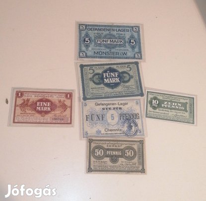 antik Hadifogoly tábor pénz