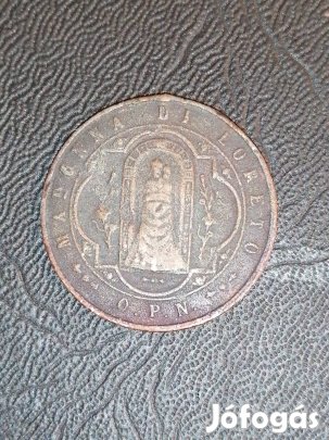 antik Madonna di Loretto érme