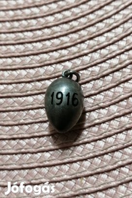 antik ezüst Világháborús patrióta medál