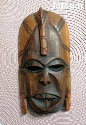 antik kézzel készített Afrikai maszk