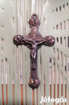 antik nagy méretű kereszt medál
