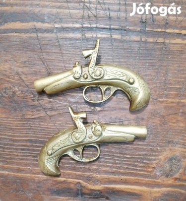 antik régi réz fali dísz