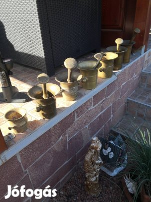 antik réz mozsár eladó 