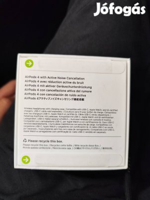 apple Airpods 4 gen anc új 