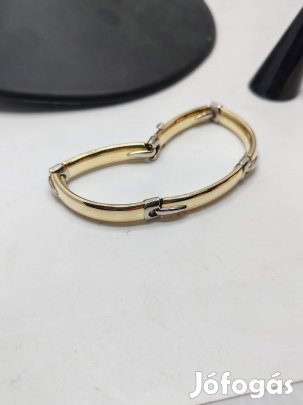 arany 14k mfj sárga fehér baraka típusú karkötő karlánc 36000ft/g