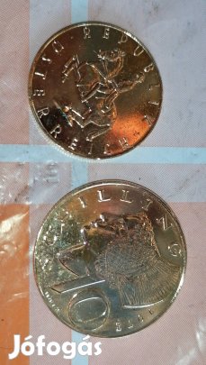 aranyozott ezüst 5-10 schilling 