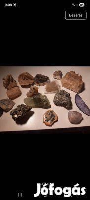 ásvány gyűjtemény egyben eladó