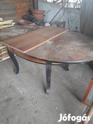 asztal,ovális 