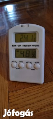 asztali hőmérséklet és páratartalom mérő 