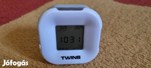asztali óra, ébresztő, hőmérséklet, Időzítő funkcióval 