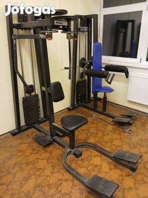 atas oldalemelő gép vállgép edzőtermi konditermi