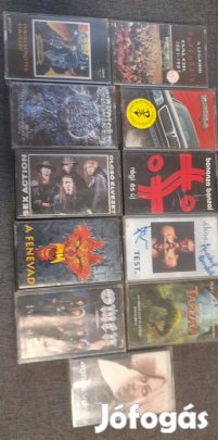 audio popp rock kazetták