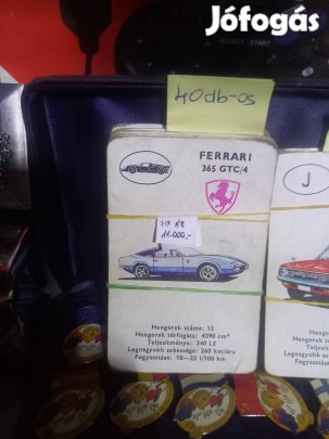 autós kvartet szett