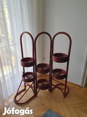 bambusz virágállvány (virágtartó, növényállvány, növénytartó)