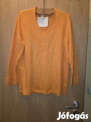 barack/sárga pulover V nyakú 