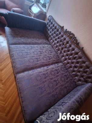 barokk kanapé 130 cm széles, ágyazható