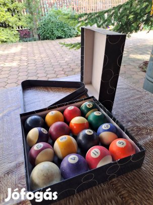 biliárd golyó szett