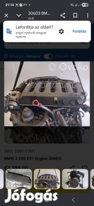 bmw e90.e91 e60.e61 2.5d 3.0d m57d3 olaj szuro haz 