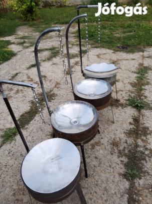 bográcsozó tűzrakó eladó