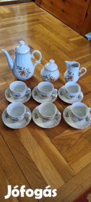 bolgár kávéskészlet 