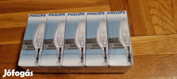 bontatlan 10db philips 230V 40W E14-es izzó 