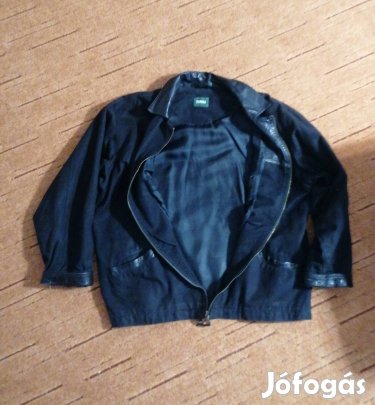 bőr berakású Tuborg kabát 