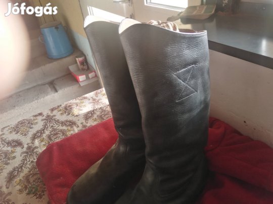 bőr csizma 47 szép újszerű állapotban 