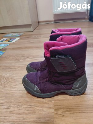 bordó rózsaszín bakancs 35ös meret 