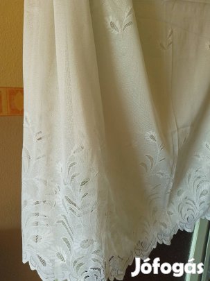bordürös függöny méretre szabott vágott 