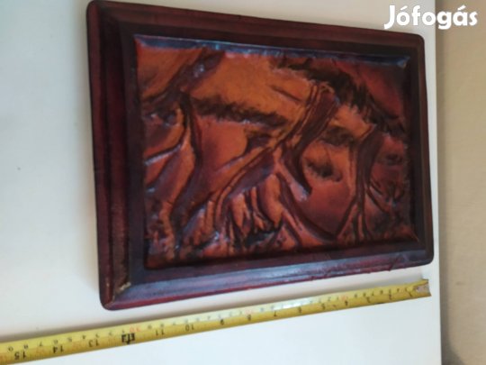 bőrkép, bőr dísztárgy