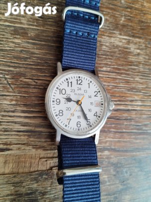 bulova kvarc acél karóra 